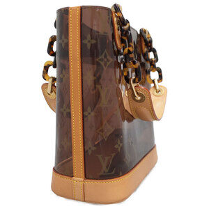 Louis Vuitton Monogram tote bag Vinyl Ambre Shoulder Cabas Brown